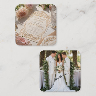 Moderne uitnodigingen voor klassieke liefde