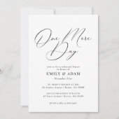 Moderne Un Jour de répétition Dîner Invitation (Devant)