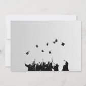 Moderne Uni Genius Graduation Photo Faire-part (Dos)