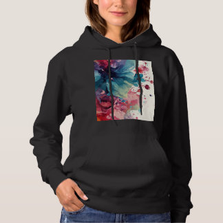 Moderne Unieke Brandy Trendy Bloemrijk Hoodie