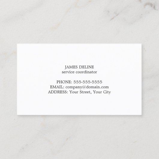 Moderne unieke groene witte reinigingsdiensten visitekaartje (Achterkant)