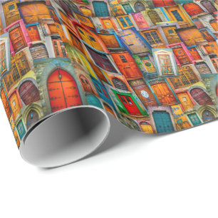 Moderne, unieke  kunstfoto cadeaupapier