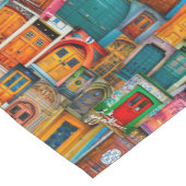 Moderne, unieke  kunstfoto korte tafelloper (Hoek)