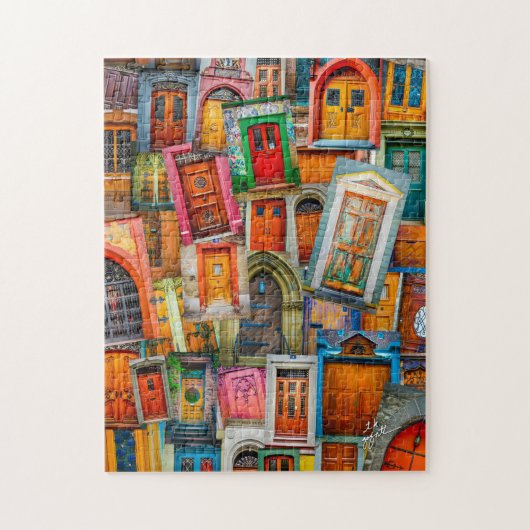 Moderne, unieke  kunstfoto legpuzzel (Verticaal)