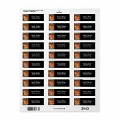 Moderne, unieke kunstfoto's etiket (Full Sheet)