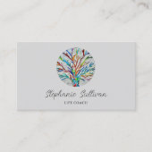 Moderne unieke life coach visitekaartje (Voorkant)