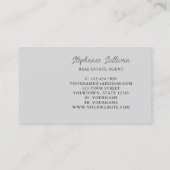 Moderne unieke makelaar visitekaartje (Achterkant)