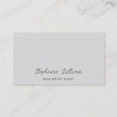 Moderne unieke makelaar visitekaartje (Voorkant)
