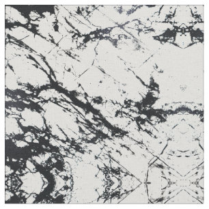 Moderne, unieke zwarte marmer stone pattern stof