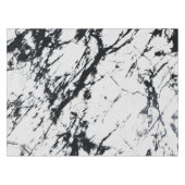 Moderne, unieke zwarte marmer stone pattern tafelkleed (Voorkant (Horizontaal))