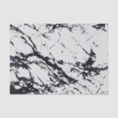 Moderne, unieke zwarte marmer stone pattern tissuepapier (Voorkant)