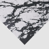Moderne, unieke zwarte marmer stone pattern tissuepapier (Detail)