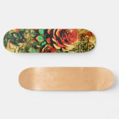 Moderne Urban Street Art Inspiré Floral Skateboard (Horz)