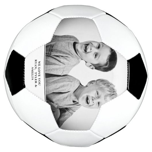 Moderne Vaderdag aangepaste foto Voetbal (Gedraaid)