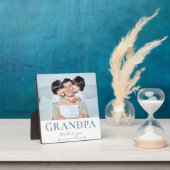 Moderne Vaderdag aangepaste tekstfoto opa Fotoplaat (Insitu)