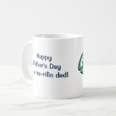 Moderne Vaderdag Coffee Mok voor Golfer Dad (Voorkant links)