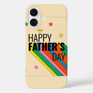 Moderne Vaderdag Ster Design Hoesje