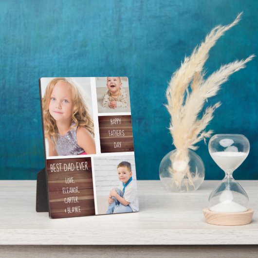 Moderne Vaderdag voor fotocollage Fotoplaat (Zijkant)