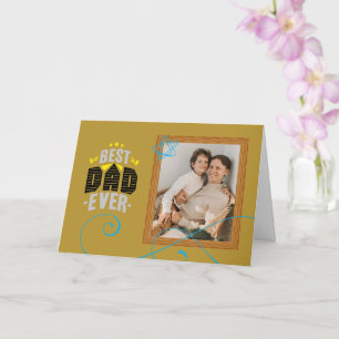 Moderne Vaderdagkaarten op maat 'Beste Papa Ooit' Kaart