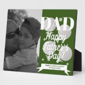 Moderne vaders Dag Golf en T-shirt Foto Fotoplaat (Zijkant)