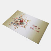 Moderne Vakantie Bloemen Deurmat (Schuin)