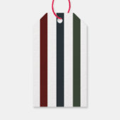 Moderne vakantie citaat vrede en vreugde cadeaulabel (Achterkant)