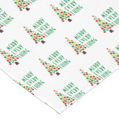 Moderne Vakantiepatroon voor alle feestdagen Korte Tafelloper (Hoek)