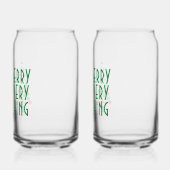 Moderne Vakantievakantiegboom Blikvorm Glas (Links)