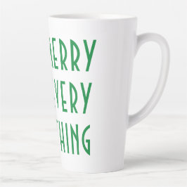 Moderne Vakantievakantiegboom Latte Mok