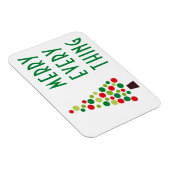 Moderne Vakantievakantiegboom Magneet (Rechterzijde)