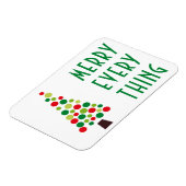 Moderne Vakantievakantiegboom Magneet (Linkerzijde)