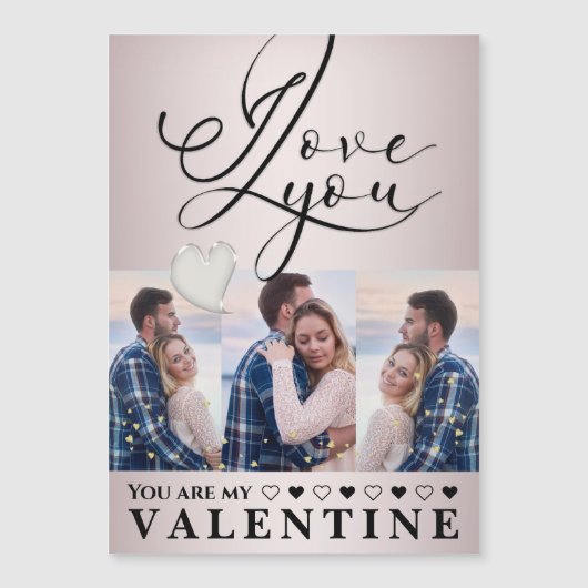 Moderne Valentijnsdag Fotocollage (Voorkant)