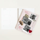 Moderne Valentijnsdag Gepersonaliseerde Koppel Fot Planner (Display)