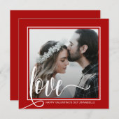 Moderne Valentijnsdag voor liefdesscript (Voorkant / Achterkant)