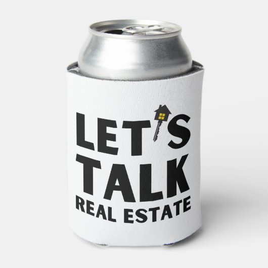 Moderne Vastgoed QR Code Marketing Blikjeskoeler (Blikje Voorkant)