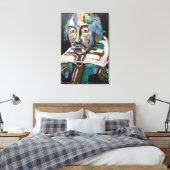 Moderne veelkleurige acryl Shakespeare Print (Insitu (Slaapkamer))