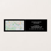 Moderne, veelzijdige kunstwinkel, gedetailleerde visitekaartjes (Binnenkant ongevouwen)