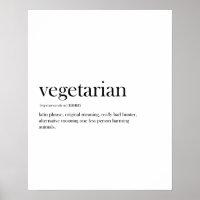 Moderne vegetarische, grappige typografie,