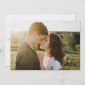 Moderne Vellum Typografie 2 Foto Bruiloft Save The Date (Achterkant)
