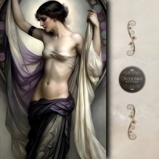 Moderne Venus Decoupage Tissuepapier