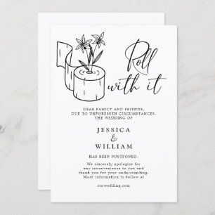 Moderne verandering van Datum Uitgestelde Geannule Kaart