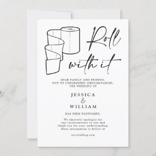 Moderne verandering van Datum Uitgestelde Geannule Kaart