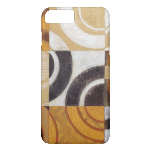 Moderne verf met cirkelpatronen Case-Mate iPhone case (Achterkant)