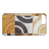 Moderne verf met cirkelpatronen Case-Mate iPhone case (Achterkant (Horizontaal))
