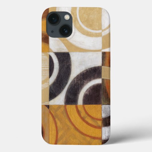 Moderne verf met cirkelpatronen Case-Mate iPhone case (Achterkant)