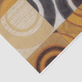 Moderne verf met cirkelpatronen tissuepapier (Detail)