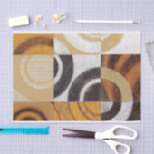 Moderne verf met cirkelpatronen tissuepapier (Craft)