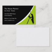 Moderne verfinterontwerp voor Visitekaartje (Voorkant / Achterkant)