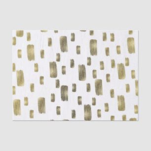 Moderne verfkwast goud koper brons glans tissuepapier