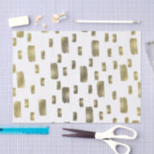 Moderne verfkwast goud koper brons glans tissuepapier (Craft)